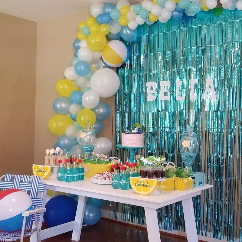 Foil-Fringe-Backdrop-Curtain-Blue-Metallic-Tinsel-for-Party-Backdrop-Decorations