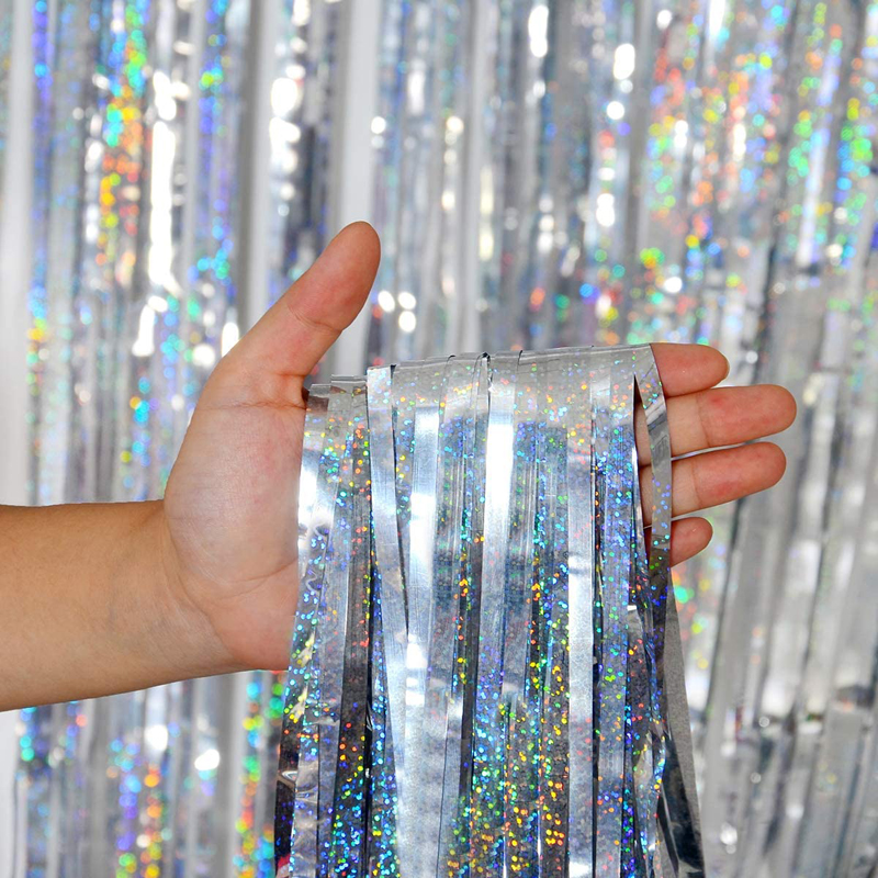 Foil-Fringe-Curtains-2-Packs-3ft-8ft-Sparkle-Metallic-Curtains
