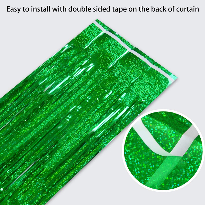 Green-Color-Metallic-Tinsel-Door-Curtains-Photo-Booth-Backdrops-Bulk