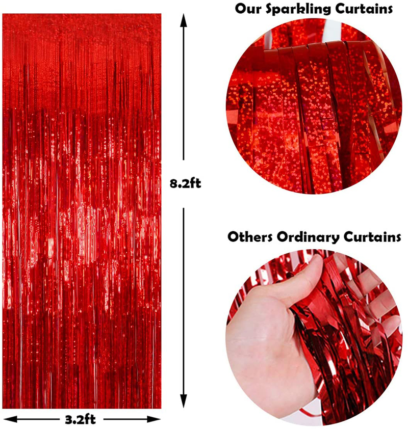 Red-Foil-Fringe-Curtains-Party-Decorations-Tinsel-Curtain-Wholesale