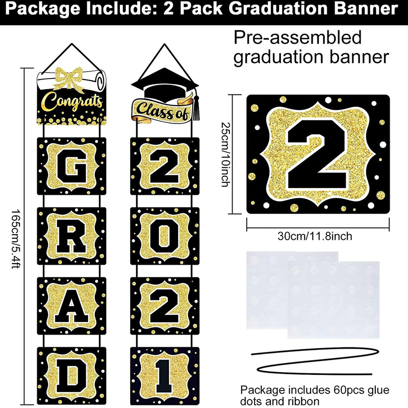 Royal-Black-Graduation-Party-Supplies-Graduation-Party-Decoration-Kit
