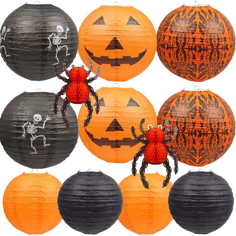 Halloween-Hanging-Paper-Lanterns