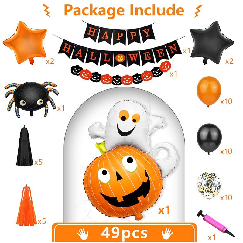 Halloween-Party-Decoration-Pack-Banner-Star-Spider-Pumpkin