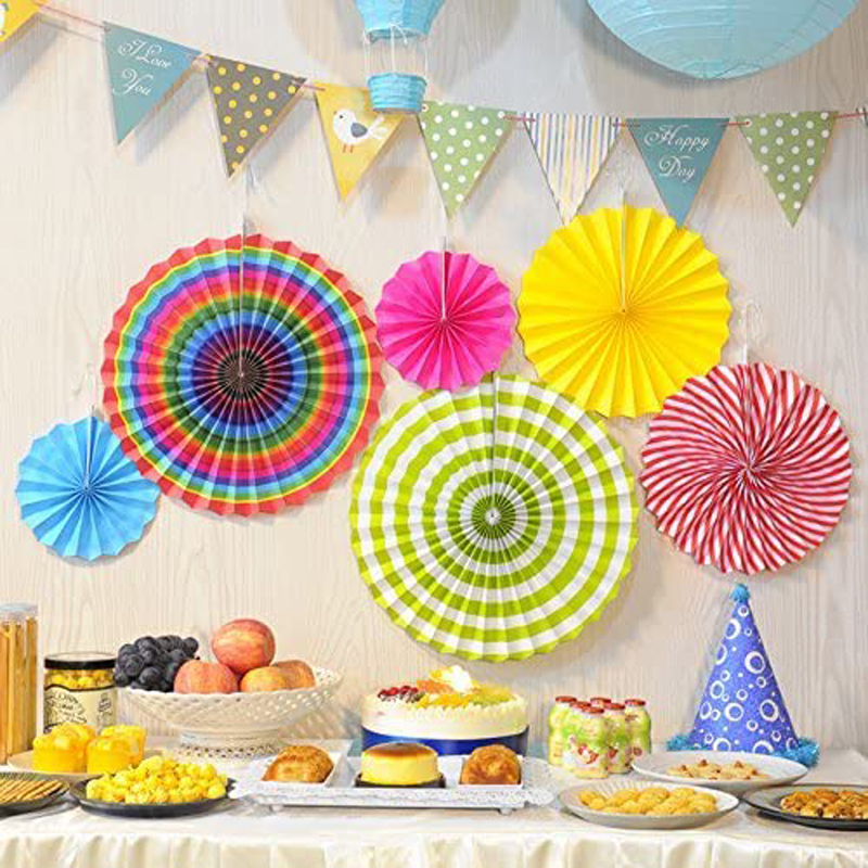 12pcs-Paper-Fan-Decorations-Fiesta-Mexican-Paper-Fans-Hawaii-Party-China