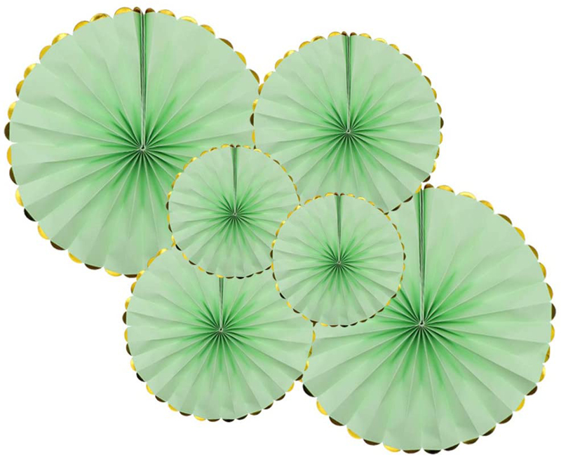6Pcs-Pink-Round-Green-Party-Hanging-Paper-Fan-Set-China-Wholesale