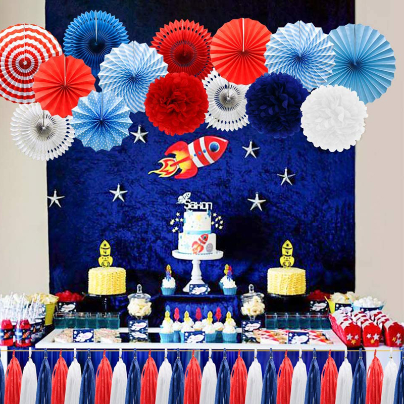 Navy-Blue-Red-White-Party-Decorations