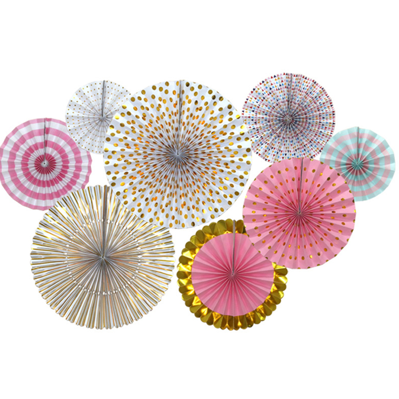 Round-Paper-Fans-Decoration-Set-for-Wedding-Birthday-Party-Baby-Showers-Pink-Party-Hanging-Tissue-Fans