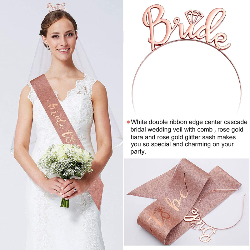 Rose-Gold-Bridal-Shower-Party-Decor-Glitter-Bride-Sash