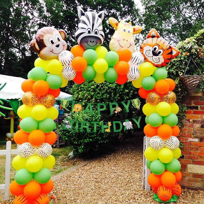 Animal-Birthday-Party-Decoration-Jungle-Safari-Happy-Birthday-Decoration-Balloons