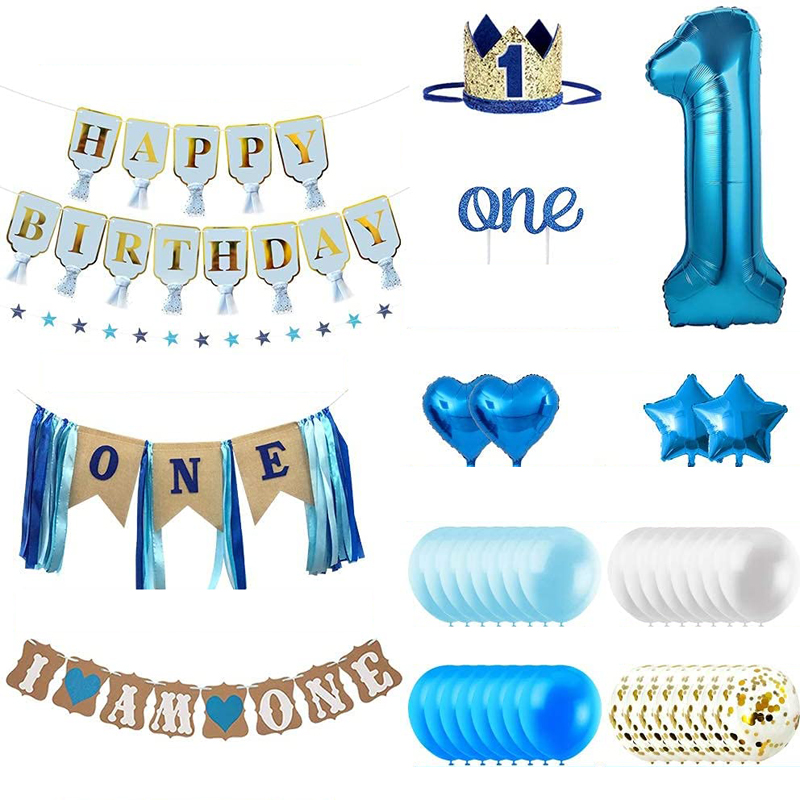 First-Birthday-Party-Supplies-Pack-and-decorations-for-boy