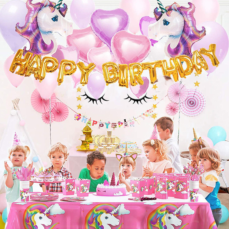 Unicorn-Party-Supplies-kit-Unicorn-Birthday-Decorations-for-Girls