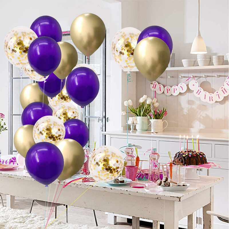Purple-Gold-Confetti-Latex-Birthday-Balloons-12-inch-Dark-Purple-China-Wholesale