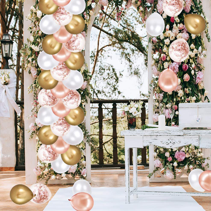 Wedding-Bridal-Shower-Decorations-Rose-Gold-Confetti-Latex-Balloons-Decorations