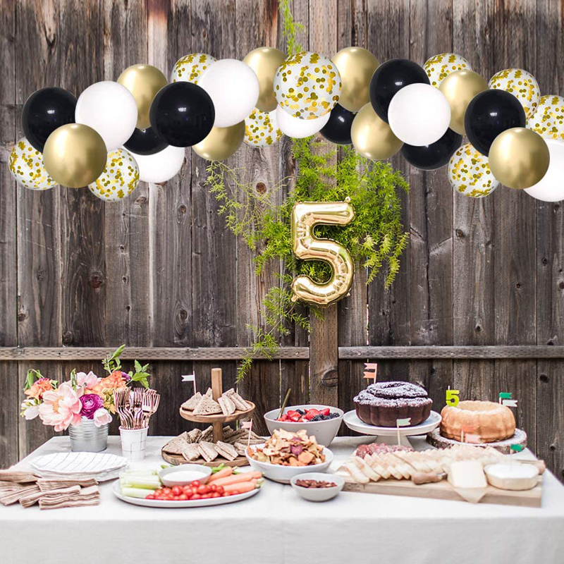 Black-and-Gold-Confetti-Balloons-White-Latex-Party-Balloons