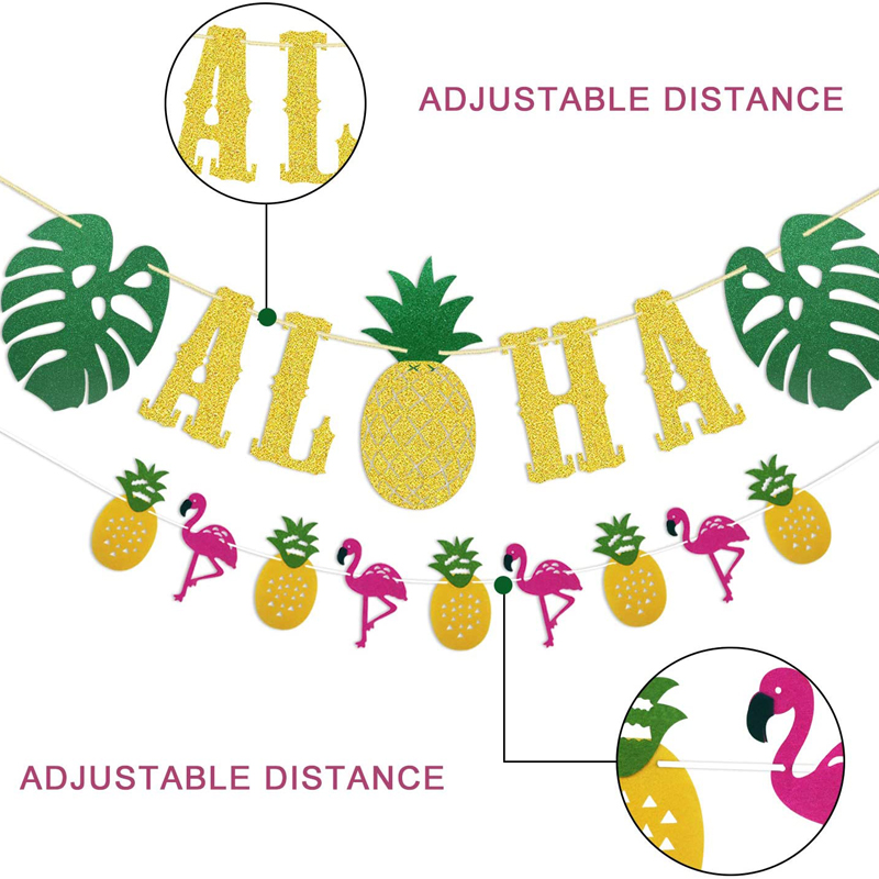 Hawaiian-Aloha-Party-Decorations-Gold-Glittery-Aloha-Banner