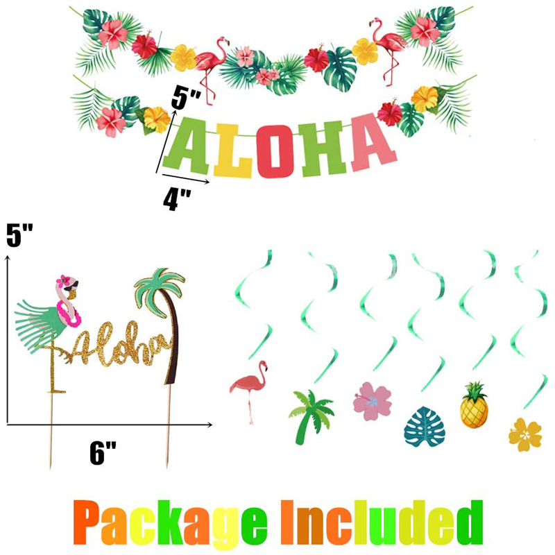 Tropical-ALOHA-Banner-Pineapple-Party-Decoration-Kit