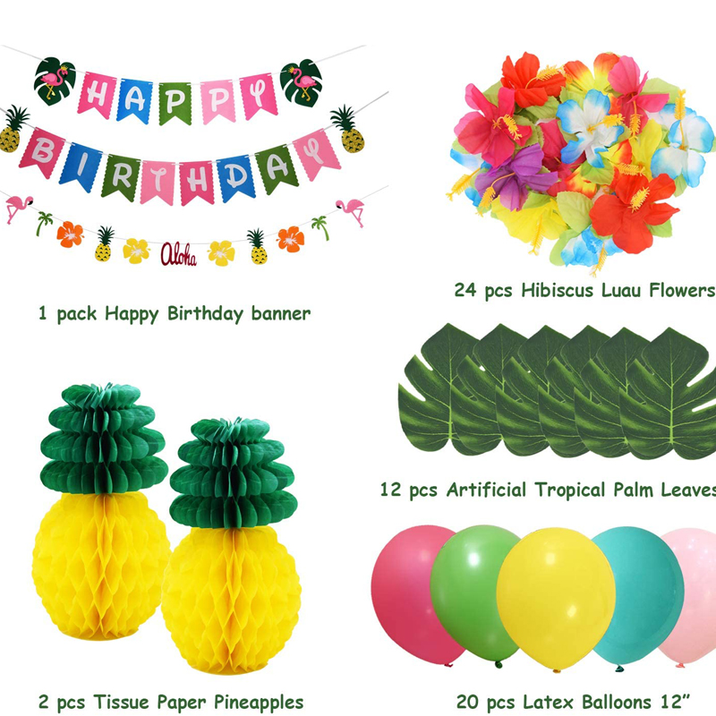 Tropical-Hawaiian-Flamingo-Pineapple-Luau-Summer-Decorations-Kit