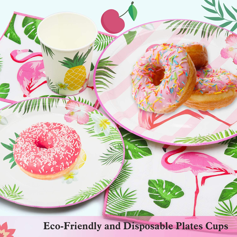 Tropical-Luau-Birthday-Party-Tableware-Hawaiin-Luau-Party-Plates-and-Napkins